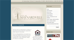 Desktop Screenshot of maynardvilletn.com